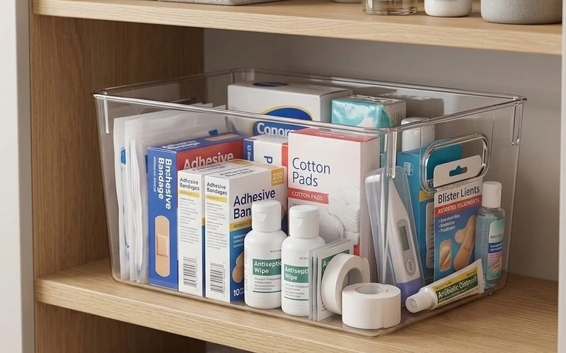 CLEARSPACE Clear Plastic Storage Bins