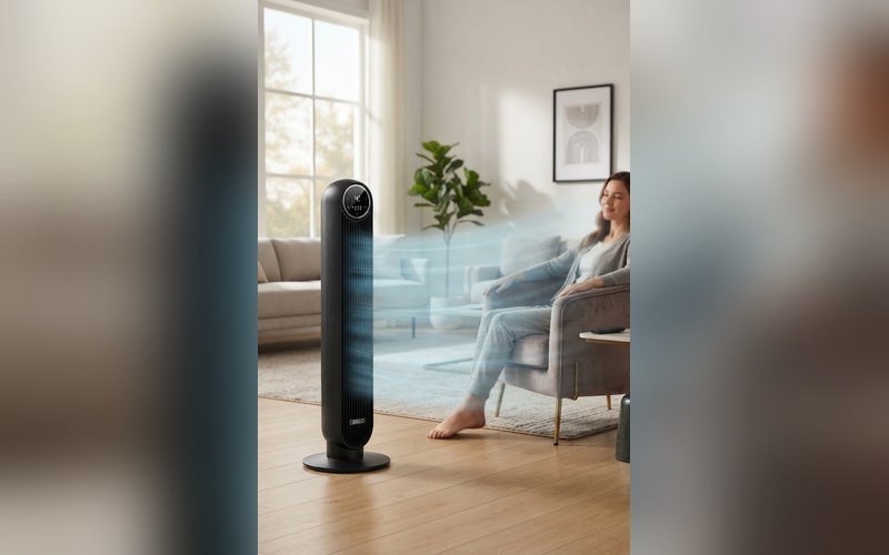 Bladeless Tower Fan with Remote