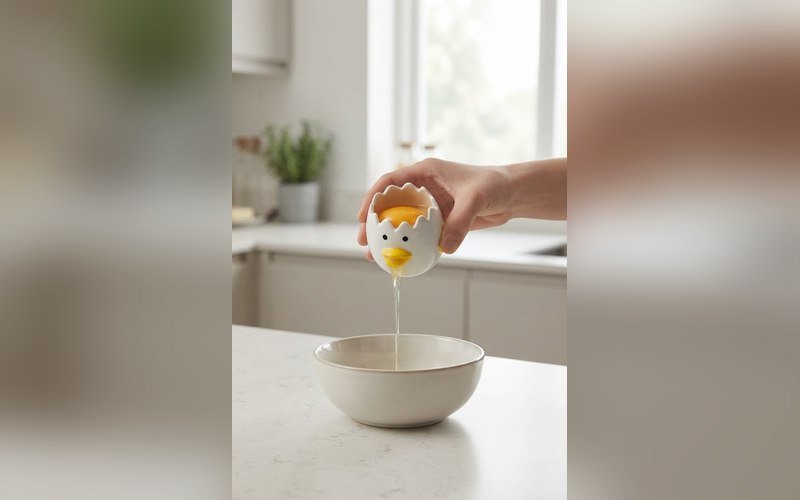 Ceramic Chick Egg Separator