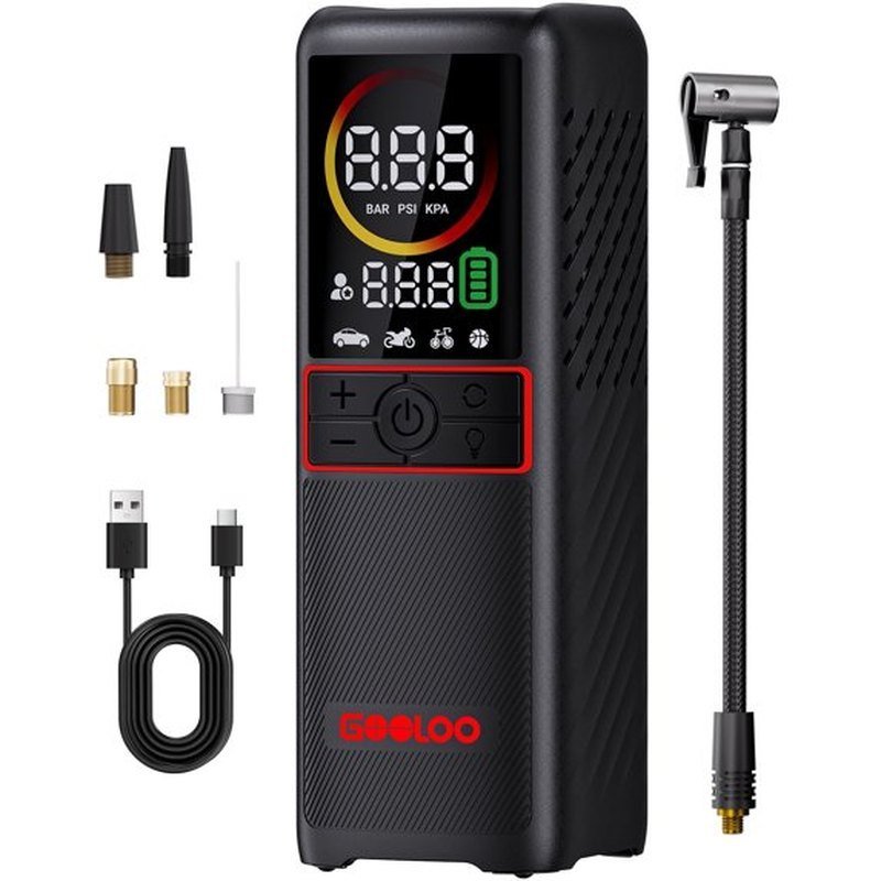 GOOLOO A3 Jump Starter with Air Compressor