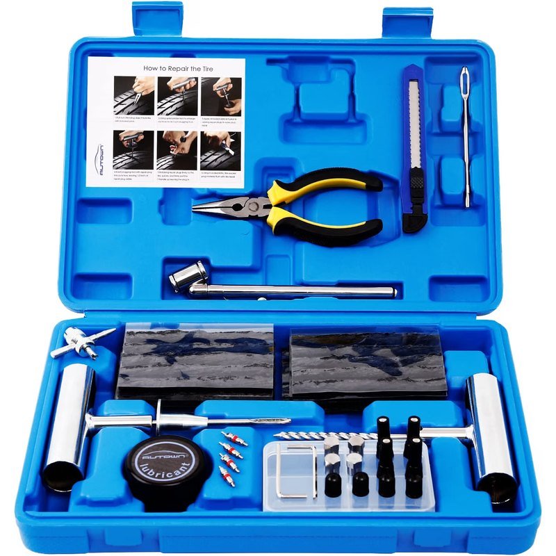 AUTOWN 68-Piece Flat Tire Repair Kit