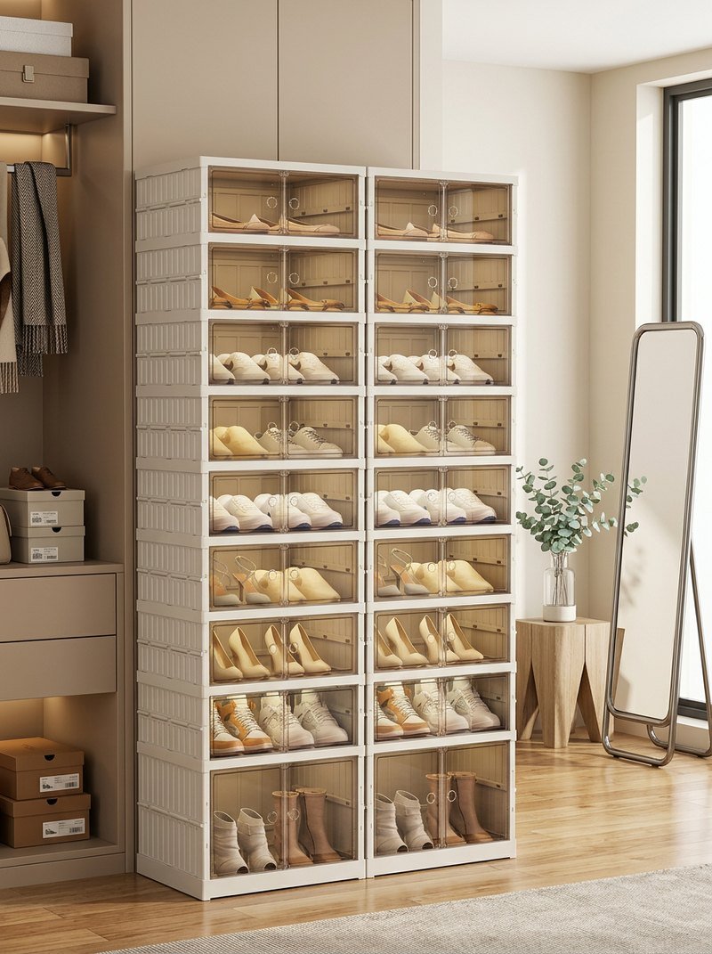 SYNCVIBE Collapsible Shoe Organizer