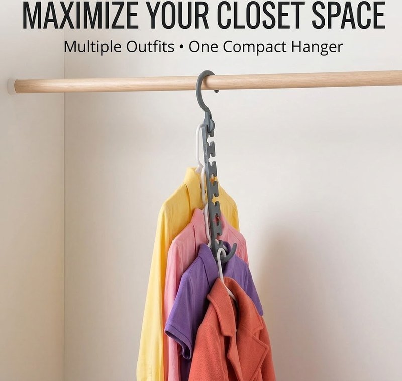 10-Pack Space-Saving Cascading Hangers
