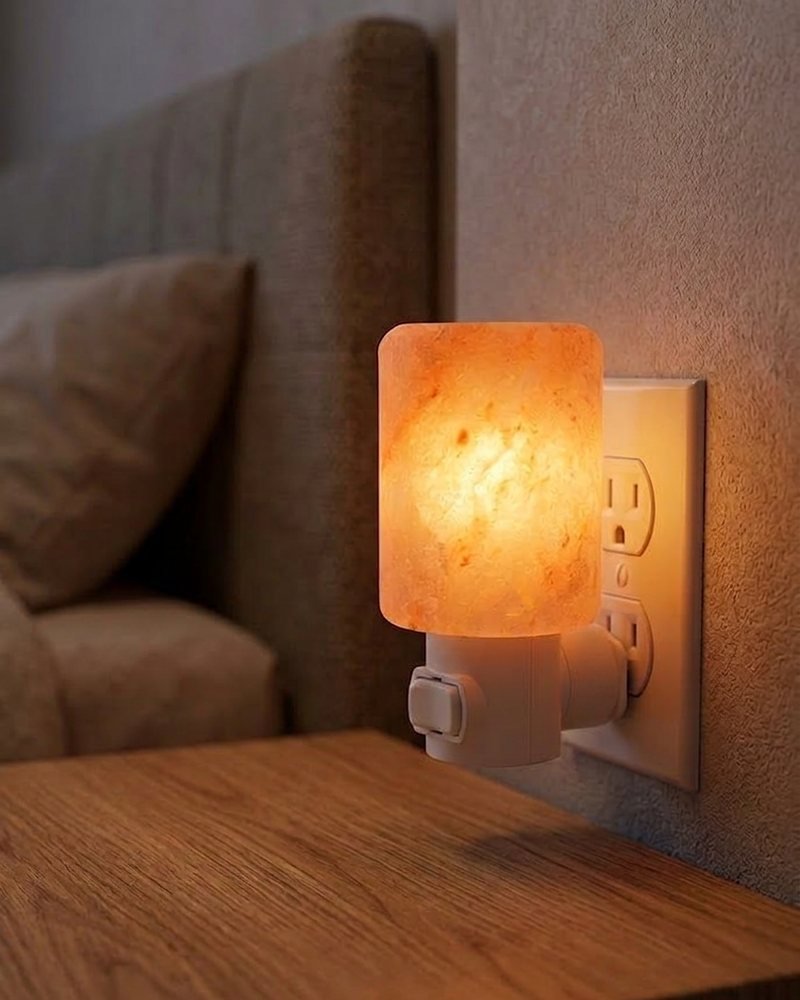 Syntus Himalayan Salt Lamp Night Light, 2-Pack