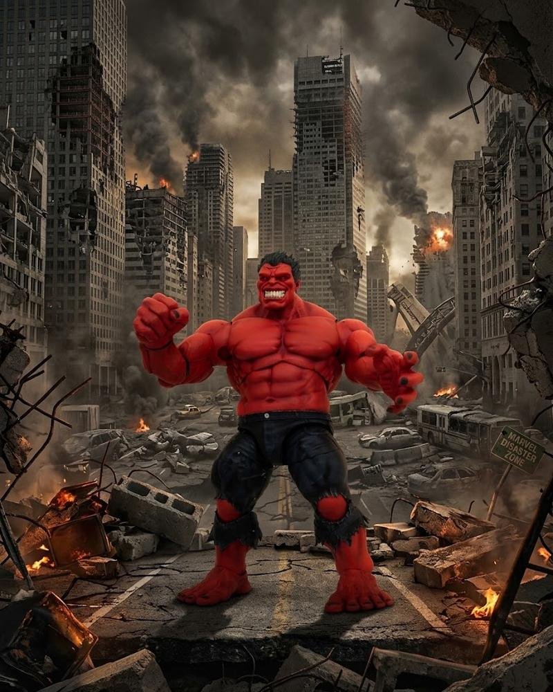 Marvel Select Red Hulk 7-Inch Action Figure