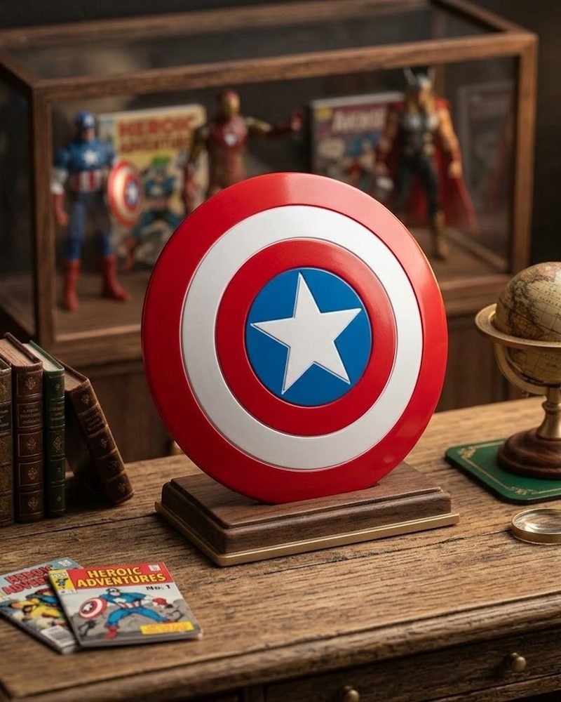 Marvel Captain America Shield Replica with Stand