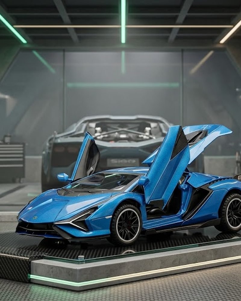 Lamborghini Sián-Style Die-Cast with Light & Sound